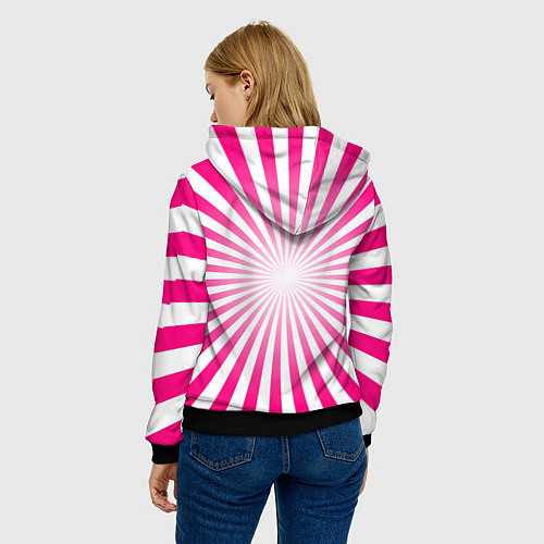 Женская толстовка Super Girl / 3D-Черный – фото 4