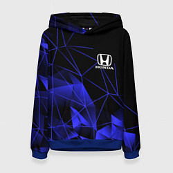 Толстовка-худи женская HONDA, цвет: 3D-синий