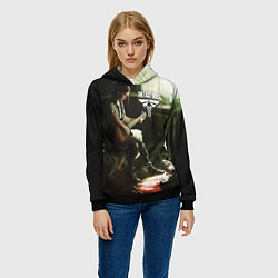 Толстовка-худи женская The last of us part 2 tlou2, цвет: 3D-черный — фото 2