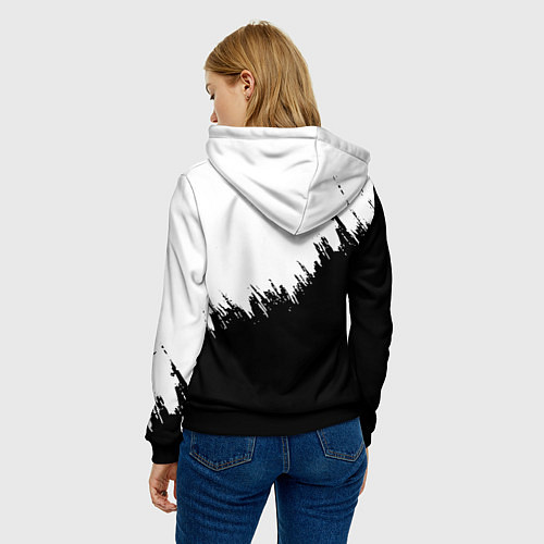Женская толстовка The Witcher / 3D-Черный – фото 4