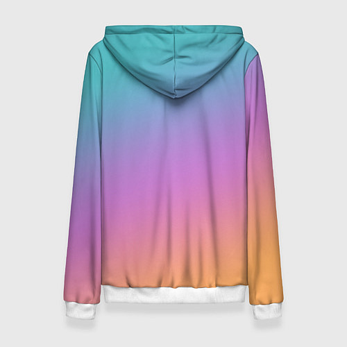 Женская толстовка Градиент / 3D-Белый – фото 2