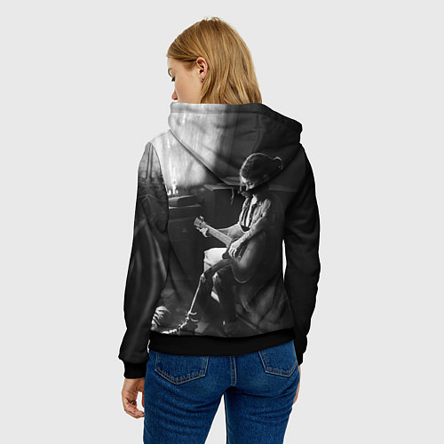 Женская толстовка THE LAST OF US PART 2 ЭЛЛИ / 3D-Черный – фото 4