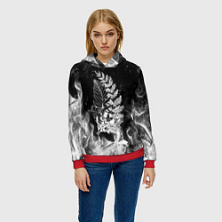 Толстовка-худи женская THE LAST OF US 2 ТАТУ ЭЛЛИ, цвет: 3D-красный — фото 2