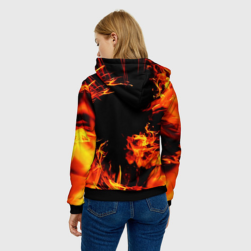 Женская толстовка FAIRY TAIL ХВОСТ ФЕИ / 3D-Черный – фото 4