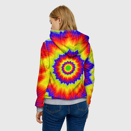 Женская толстовка Tie-Dye / 3D-Меланж – фото 4