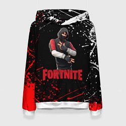 Толстовка-худи женская FORTNITE x IKONIK, цвет: 3D-белый