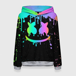 Толстовка-худи женская MARSHMELLO, цвет: 3D-меланж
