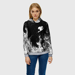 Толстовка-худи женская FAIRY TAIL ХВОСТ ФЕИ, цвет: 3D-меланж — фото 2