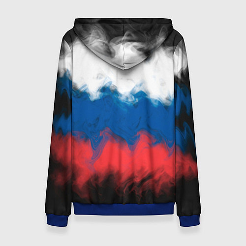 Женская толстовка Россия / 3D-Синий – фото 2