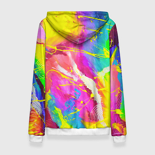 Женская толстовка ТИ-ДАЙ / 3D-Белый – фото 2