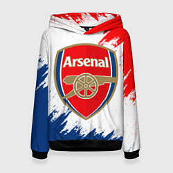 Толстовка-худи женская ARSENAL, цвет: 3D-черный