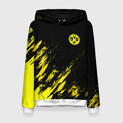 Толстовка-худи женская BORUSSIA, цвет: 3D-белый