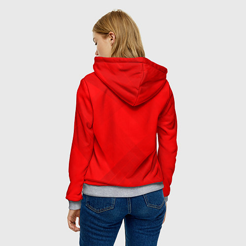 Женская толстовка ARSENAL / 3D-Меланж – фото 4