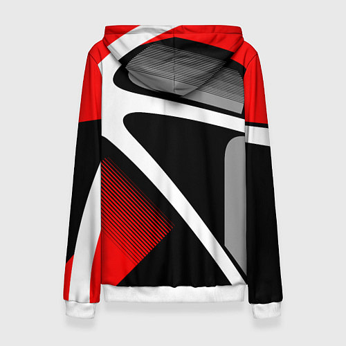 Женская толстовка Mitsubishi ФОРМА / 3D-Белый – фото 2