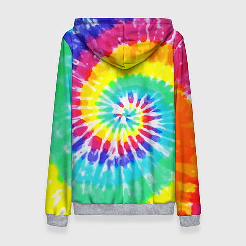 Женская толстовка TIE-DYE СТЕНА / 3D-Меланж – фото 2