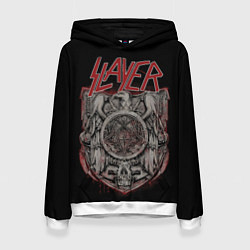 Толстовка-худи женская Slayer, цвет: 3D-белый