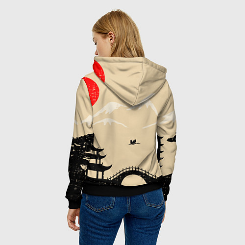 Женская толстовка JoJo Bizarre Adventure / 3D-Черный – фото 4