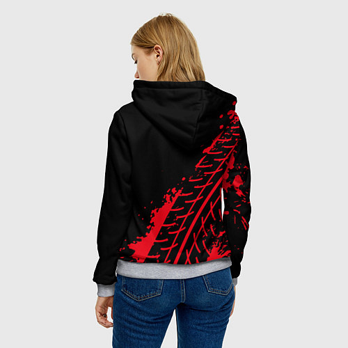 Женская толстовка HONDA ХОНДА / 3D-Меланж – фото 4