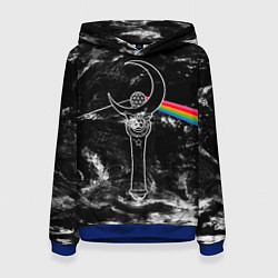 Толстовка-худи женская Dark Side of the Moon Stick, цвет: 3D-синий