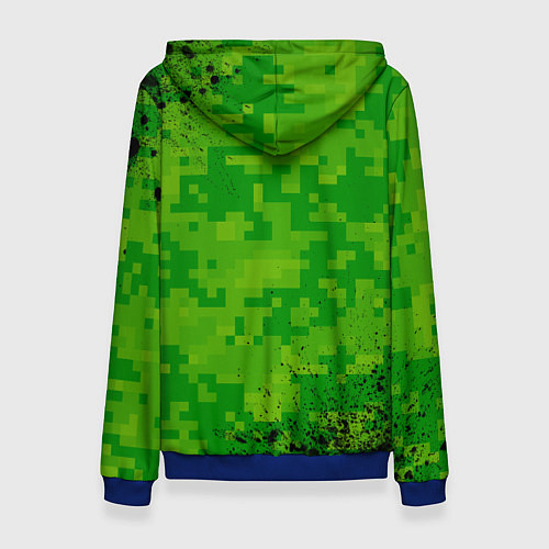Женская толстовка MINECRAFT МАЙНКРАФТ / 3D-Синий – фото 2