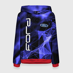 Толстовка-худи женская FORD, цвет: 3D-красный