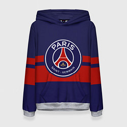 Толстовка-худи женская PSG, цвет: 3D-меланж