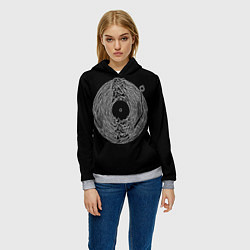 Толстовка-худи женская JOY DIVISION, цвет: 3D-меланж — фото 2