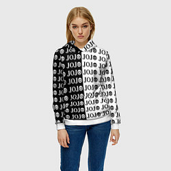 Толстовка-худи женская JoJo Bizarre Adventure, цвет: 3D-белый — фото 2