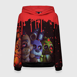 Толстовка-худи женская Five Nights At Freddys, цвет: 3D-черный