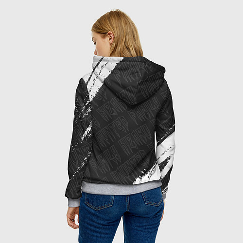 Женская толстовка KIZARU КИЗАРУ / 3D-Меланж – фото 4