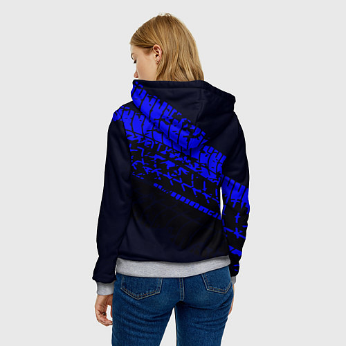 Женская толстовка Mitsubishi / 3D-Меланж – фото 4