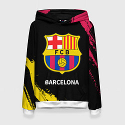 Толстовка-худи женская BARCELONA БАРСЕЛОНА, цвет: 3D-белый
