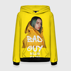 Толстовка-худи женская Billie Eilish Билли Айлиш, цвет: 3D-черный