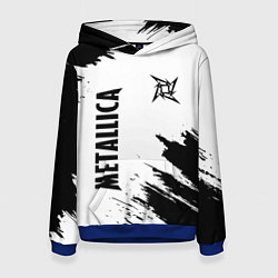 Толстовка-худи женская METALLICA МЕТАЛЛИКА, цвет: 3D-синий
