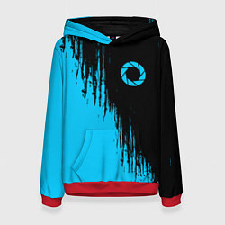 Толстовка-худи женская PORTAL ПОРТАЛ, цвет: 3D-красный