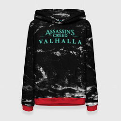Толстовка-худи женская Assassins Creed Valhalla, цвет: 3D-красный