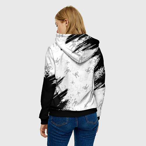 Женская толстовка ЪУЪ СЪУКА / 3D-Черный – фото 4