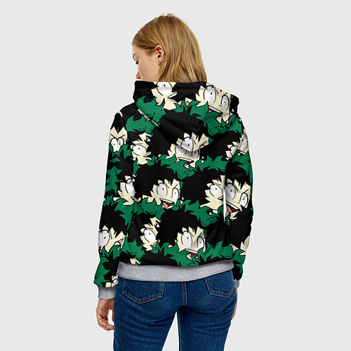 Женская толстовка МИДОРИА / 3D-Меланж – фото 4