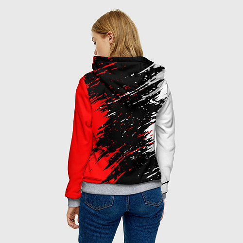 Женская толстовка PUBG / 3D-Меланж – фото 4