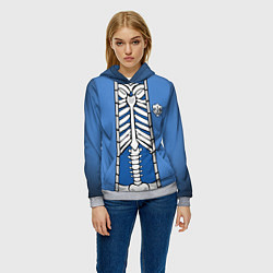 Толстовка-худи женская КУРТКА САНСА SANS, цвет: 3D-меланж — фото 2