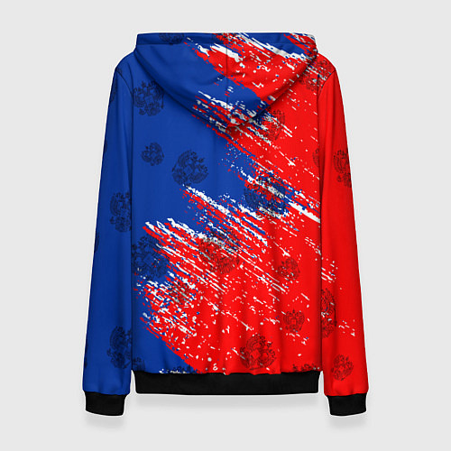 Женская толстовка Патриот России / 3D-Черный – фото 2