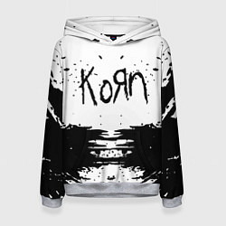 Толстовка-худи женская Korn, цвет: 3D-меланж