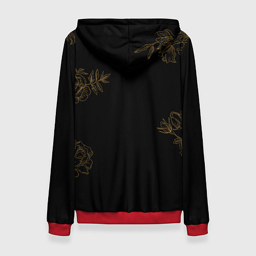 Женская толстовка Шарм гейши / 3D-Красный – фото 2