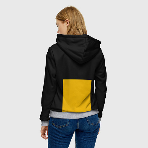 Женская толстовка Мот / 3D-Меланж – фото 4