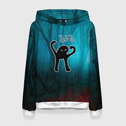 Толстовка-худи женская ЪУЪ, цвет: 3D-белый