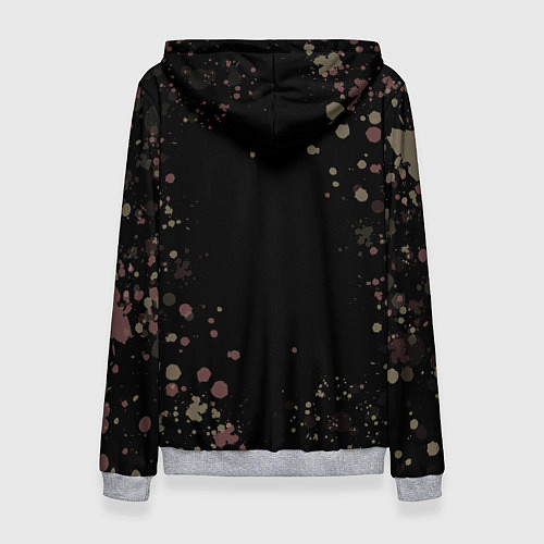 Женская толстовка Лунный самурай Z / 3D-Меланж – фото 2