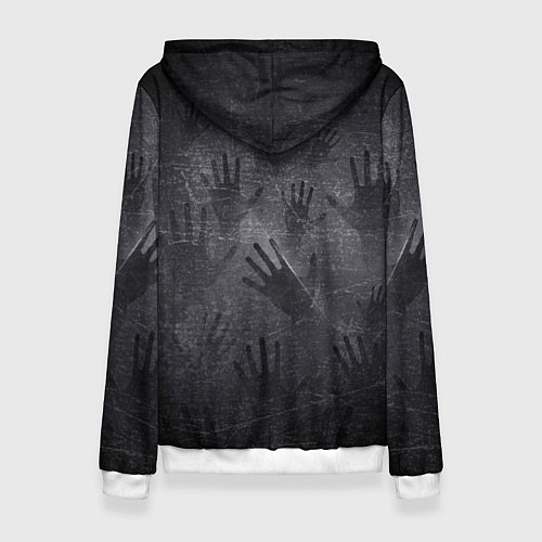 Женская толстовка ЛАДОНИ УШЕДШИХ / 3D-Белый – фото 2