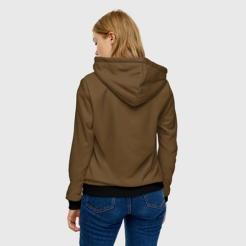 Женская толстовка Bendy And The Ink Machine / 3D-Черный – фото 4