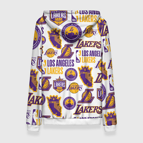 Женская толстовка LAKERS LOGO / 3D-Белый – фото 2