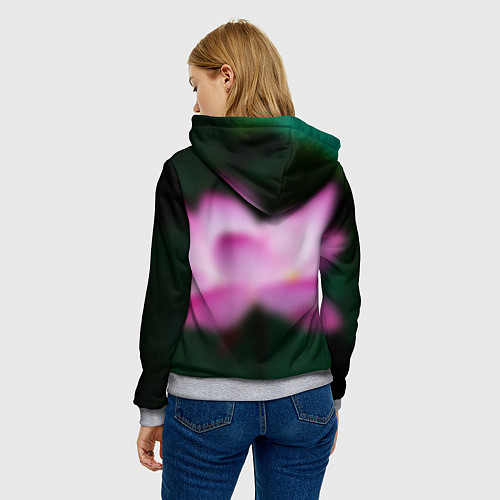 Женская толстовка Zero Two / 3D-Меланж – фото 4